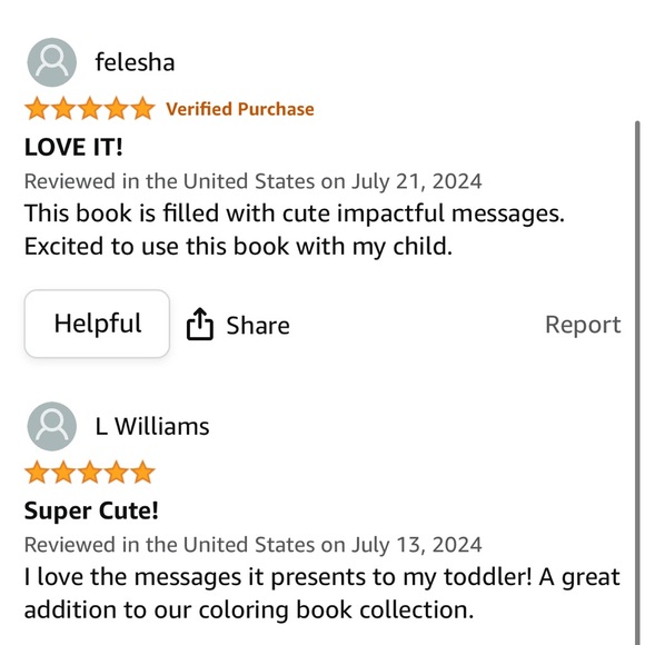 Affirmation Coloring Book for Kids! ✨5 for $25✨Bundle and Save! - Picture 3 of 4